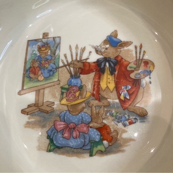 ROYAL DOULTON BUNNYKIN Fine Bone China Cereal Bowl Painter Motif - Picture 2 of 5